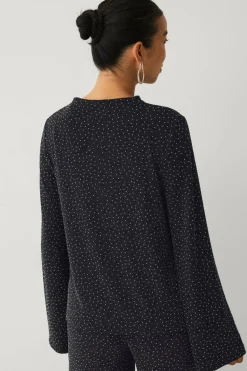 Ellos Collection Topp med rhinstener