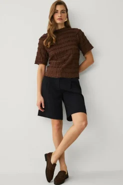 Ellos Collection Topp med rufsete kanter