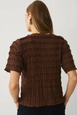 Ellos Collection Topp med rufsete kanter