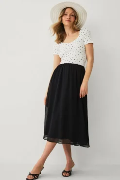 Ellos Collection Topp med hjerteformet hals