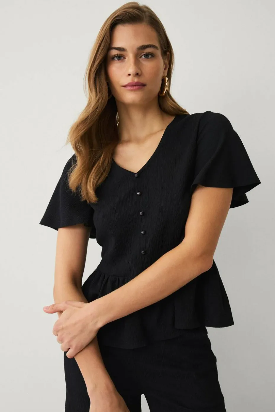 Ellos Collection Topp med volang