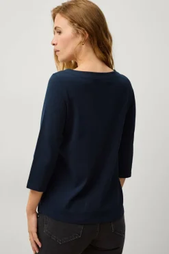 Ellos Collection Topp med båthals og 3/4 ermer