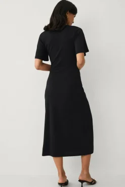Ellos Collection Trikotkjole med drapering