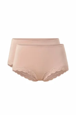 Ellos Collection Truse med blondedetaljer, 2-pakning