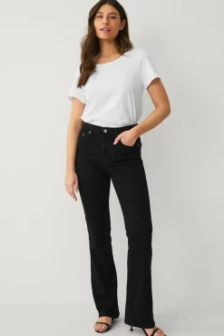 Ellos Collection Utsvingte stretchjeans med høy midje
