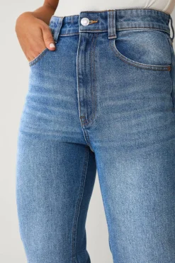 Ellos Collection Utsvingte jeans Utsvingte med høy midje