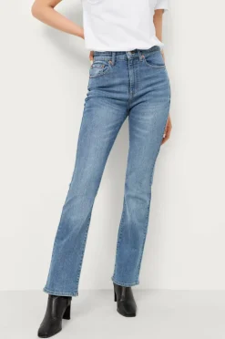 Ellos Collection Utsvingte stretchjeans med høy midje