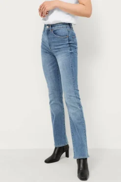 Ellos Collection Utsvingte stretchjeans med høy midje