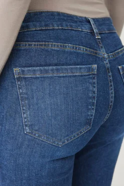 Ellos Collection Utsvungne stretchjeans med lav midje