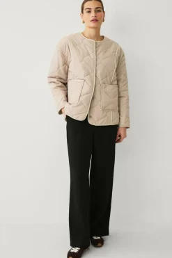 Ellos Collection Vattert jakke i oversized modell