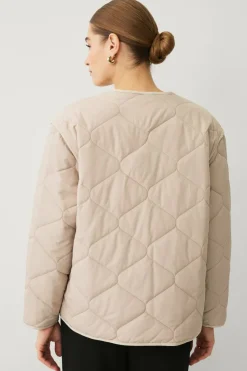 Ellos Collection Vattert jakke i oversized modell
