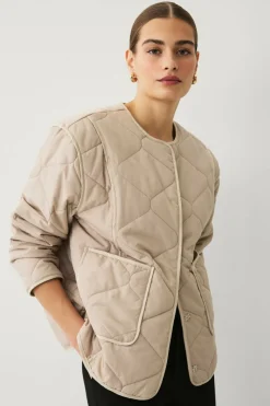 Ellos Collection Vattert jakke i oversized modell