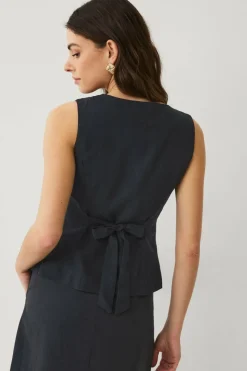 Ellos Collection Vest i linblanding