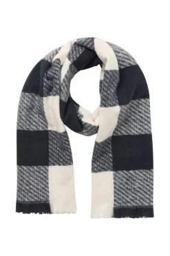 Ellos Collection Vevd skjerf 207x70 cm