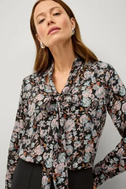 Ellos Collection V-formet knytebluse
