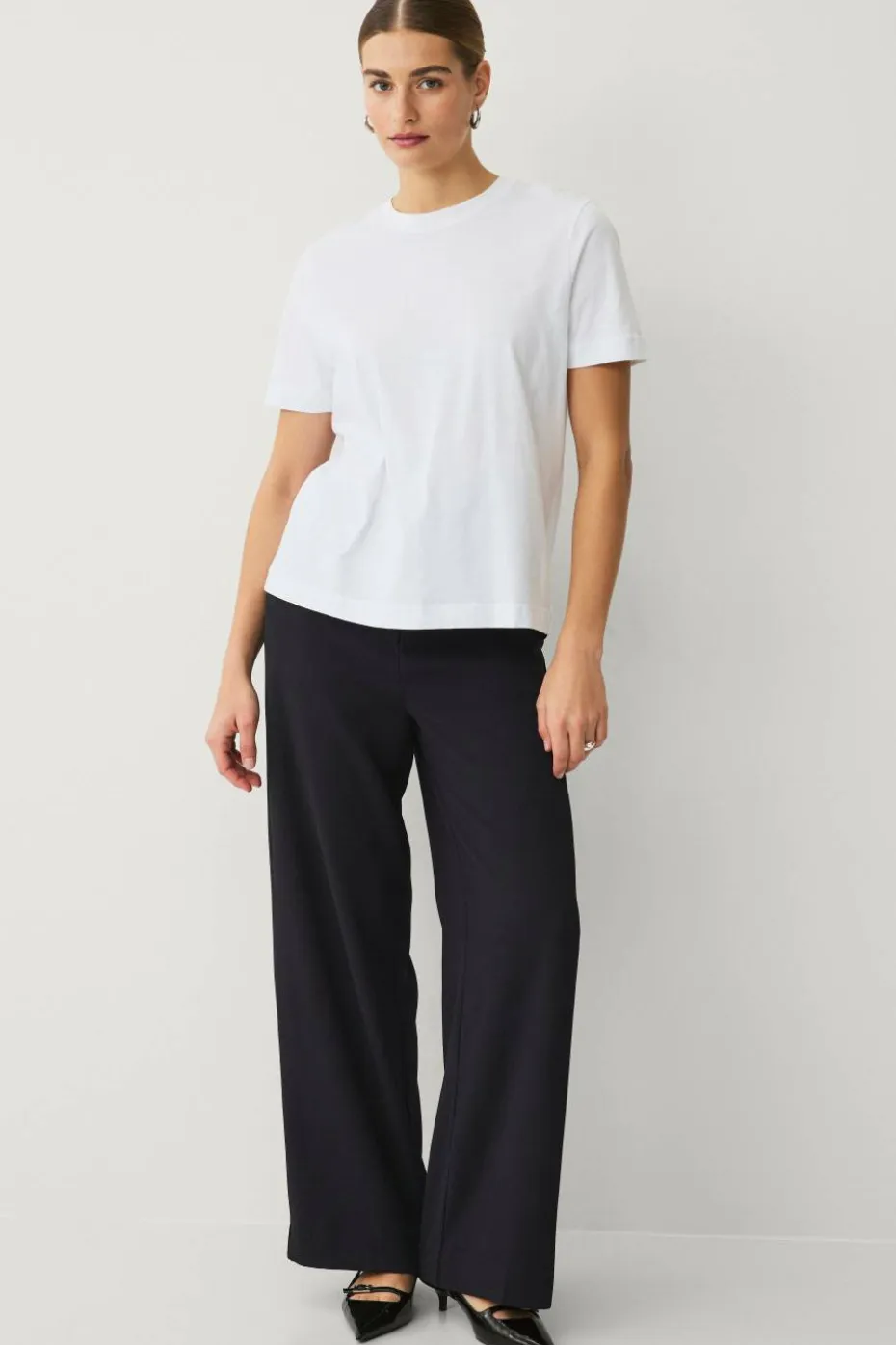 Ellos Collection Vida dressbukser med høy midje