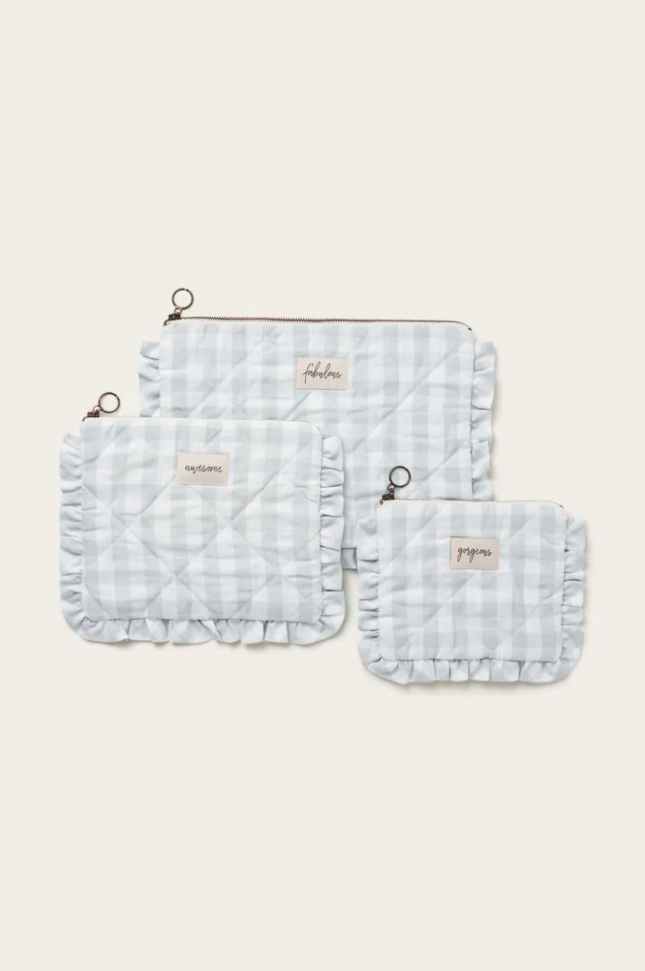 Ellos Home Sminkeveske / toalettmappe Dorene Check
