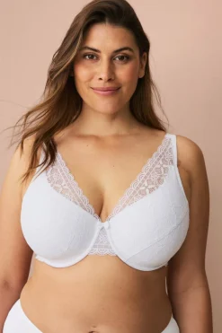 Ellos Plus collection BH med bøyler og blondedetaljer