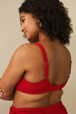 Ellos Plus collection Bikini-BH med strukturmønstre