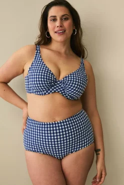 Ellos Plus collection Bikini-BH i seersucker