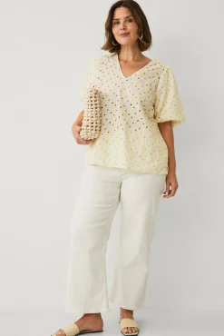 Ellos Plus collection Bluse med bobleermer
