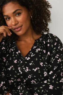 Ellos Plus collection Bluse med puffermer