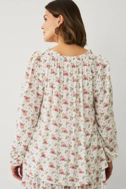 Ellos Plus collection Bluse med brede ermer