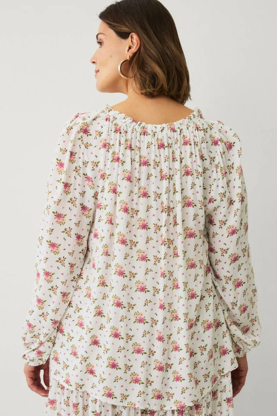 Ellos Plus collection Bluse med brede ermer