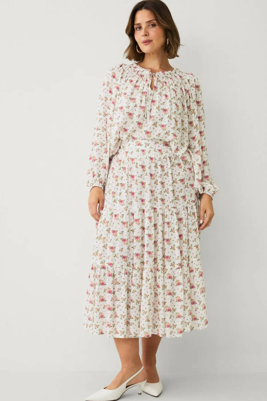 Ellos Plus collection Bluse med brede ermer