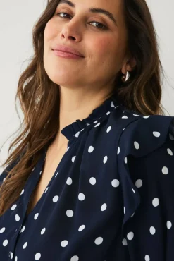Ellos Plus collection Bluse med volanger