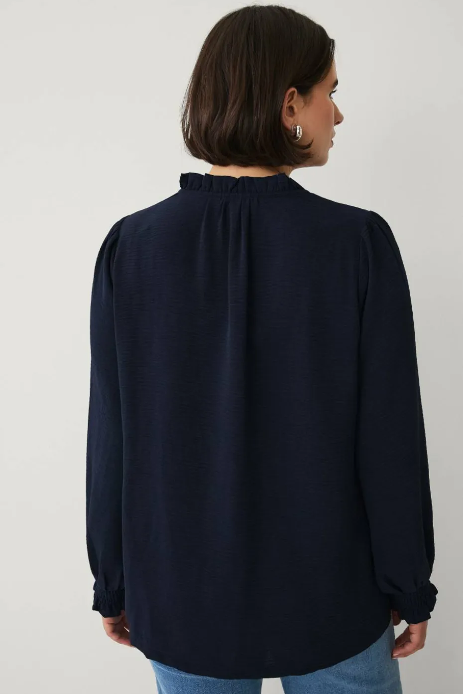 Ellos Plus collection Bluse med v-formet utringning