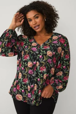 Ellos Plus collection Bluse med puffermer