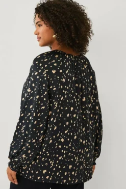 Ellos Plus collection Bluse i sateng