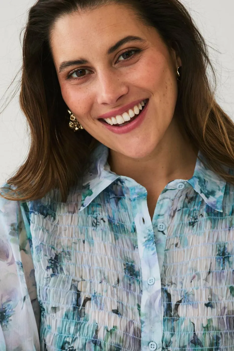 Ellos Plus collection Bluse med smock
