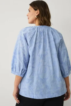 Ellos Plus collection Bluse med broderi