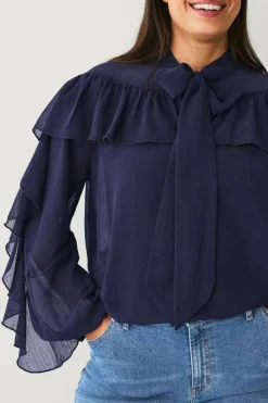 Ellos Plus collection Bluse med volanger