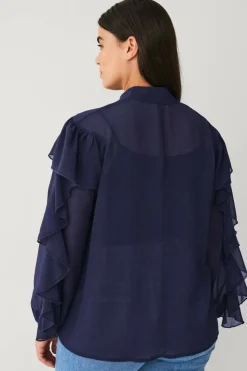 Ellos Plus collection Bluse med volanger
