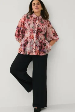 Ellos Plus collection Bluse med smock