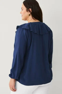 Ellos Plus collection Bluse med volanger