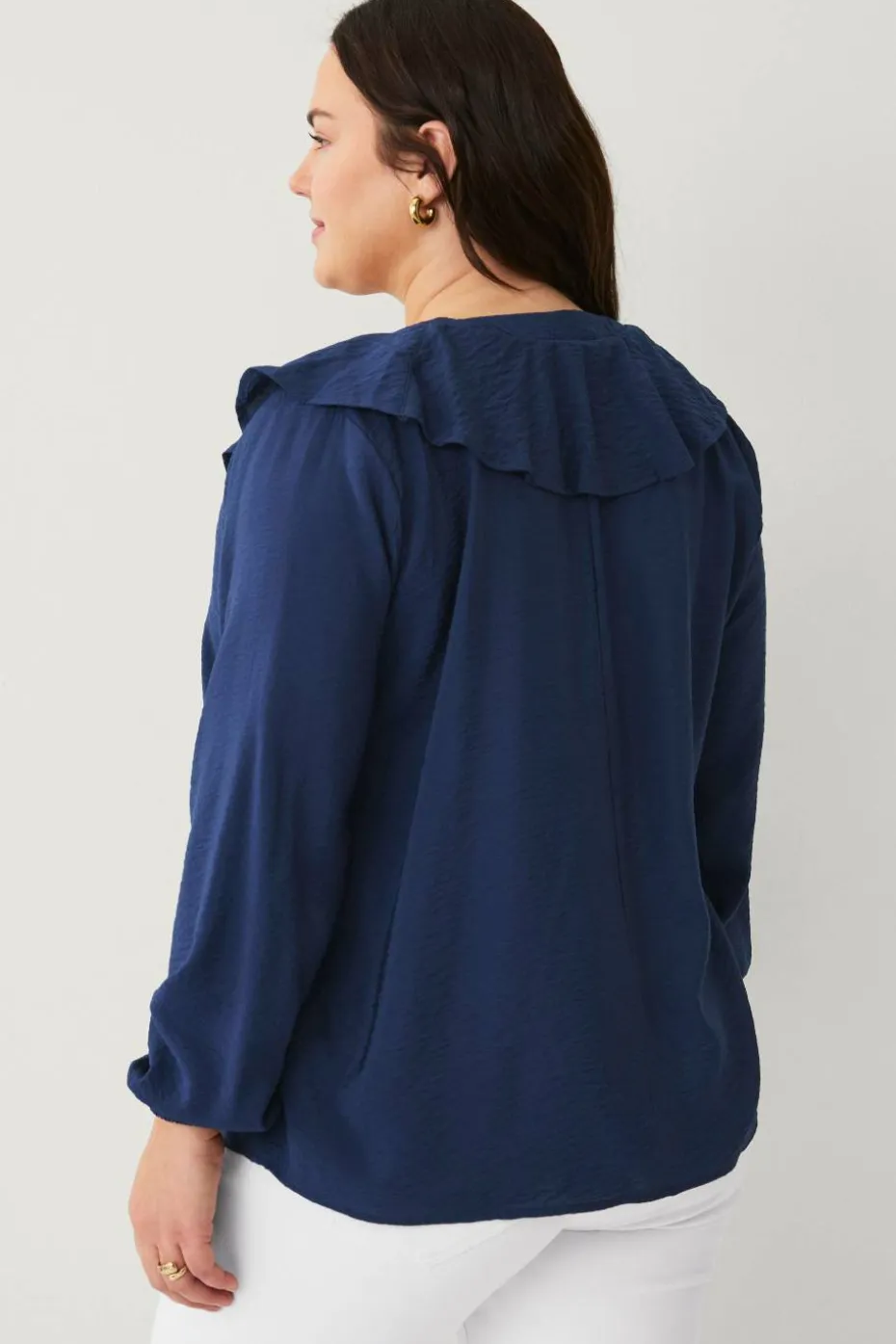 Ellos Plus collection Bluse med volanger