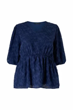 Ellos Plus collection Bluse med v-formet hals