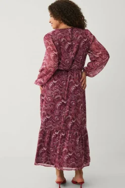 Ellos Plus collection Chiffonkjole med volanger