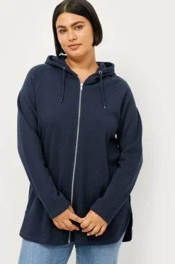 Ellos Plus collection Collegegenser med glidelås