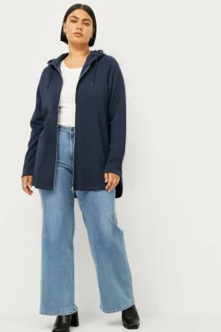 Ellos Plus collection Collegegenser med glidelås