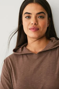 Ellos Plus collection Collegegenser med hette