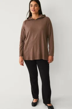 Ellos Plus collection Collegegenser med hette