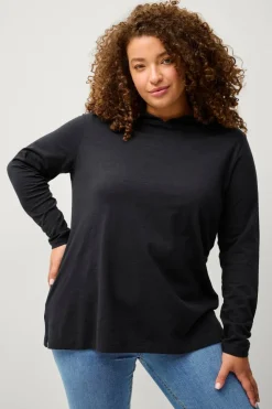 Ellos Plus collection Collegegenser med hette
