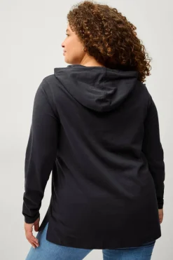 Ellos Plus collection Collegegenser med hette