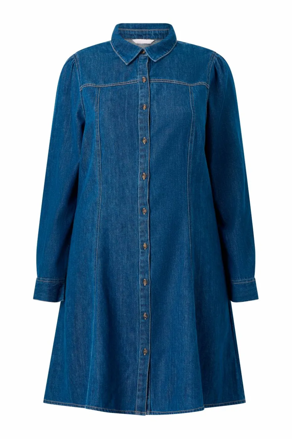 Ellos Plus collection Denimkjole med puffermer