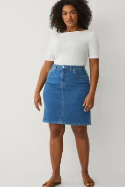 Ellos Plus collection Denim skjørt